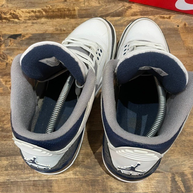Jordan 3 Retro Midnight Navy (Replacement Box) - Size 10.5