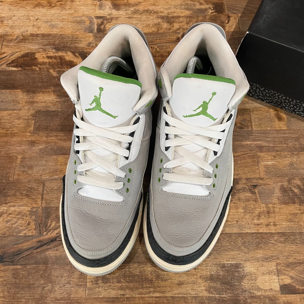 Jordan 3 Retro Chlorophyll - Size 10