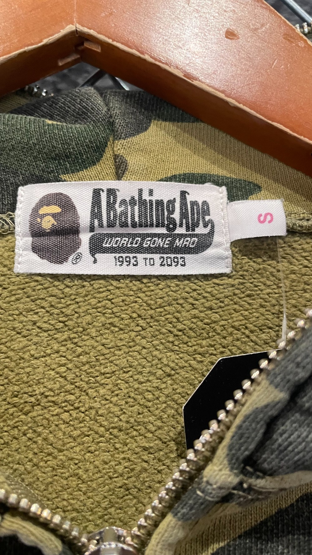 Bape 1st Camo Shark Fullzip Hoodie - S