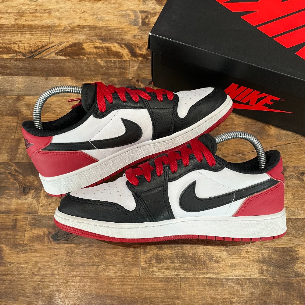 Jordan 1 Low Black Toe GS - Size 6.5Y