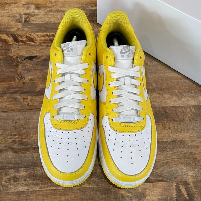 Nike Air Force 1 Low By You White/Yellow - Size 12