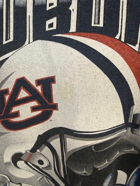 90s Auburn Tigers Football Helmet Crewneck - L