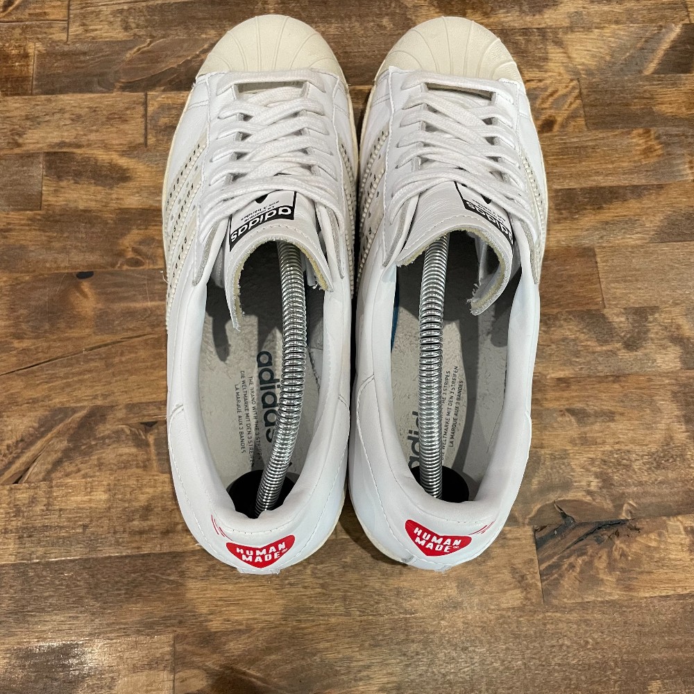 Human Made x Superstar White (No Box) - Size 10