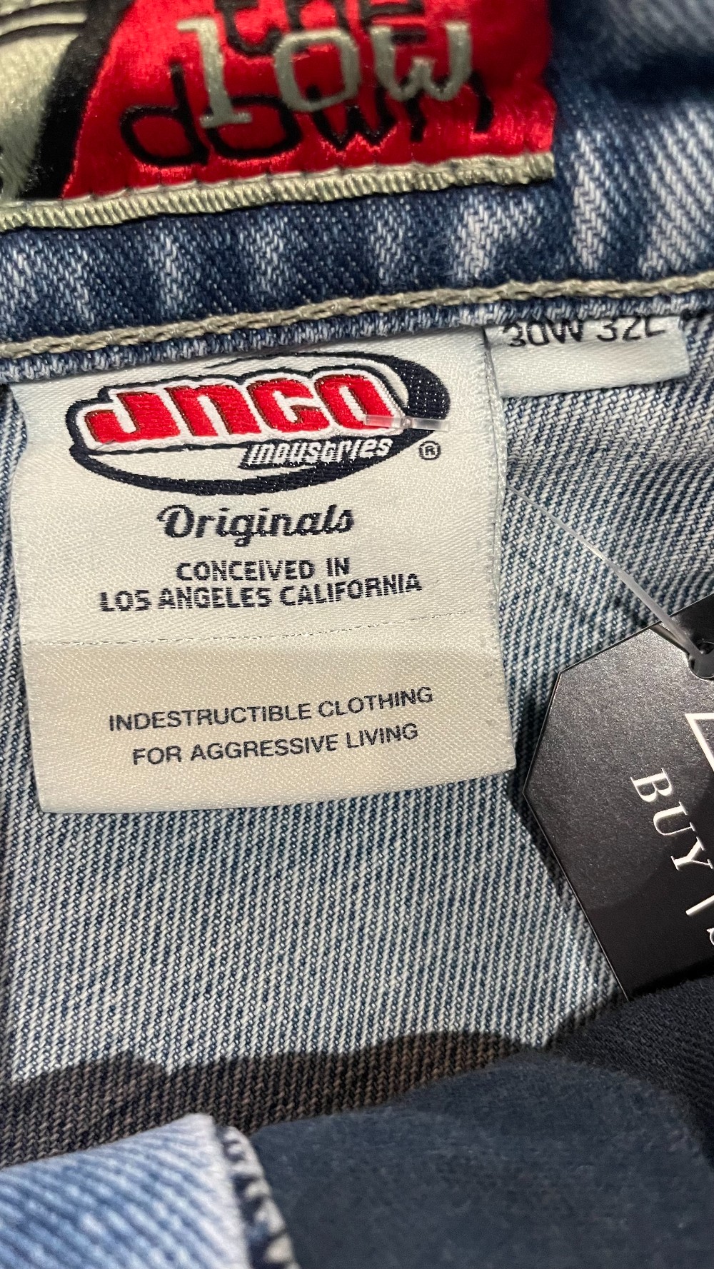 Vintage JNCO Light Wash Denim Jeans - 30W-32L