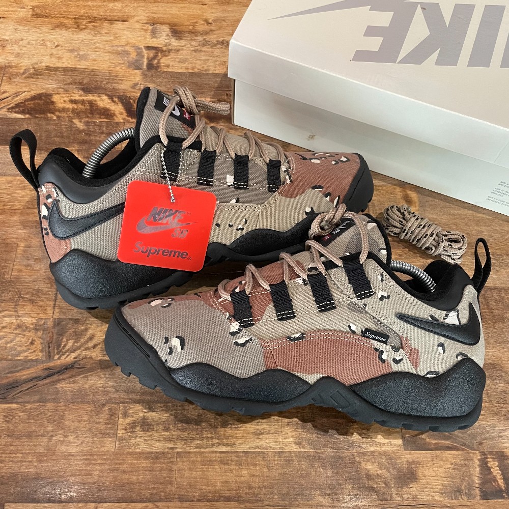 Nike SB Darwin Low Supreme Desert Camo - Size 9.5
