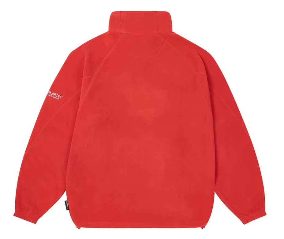 Palace Polartec Quarter Zip Red - L
