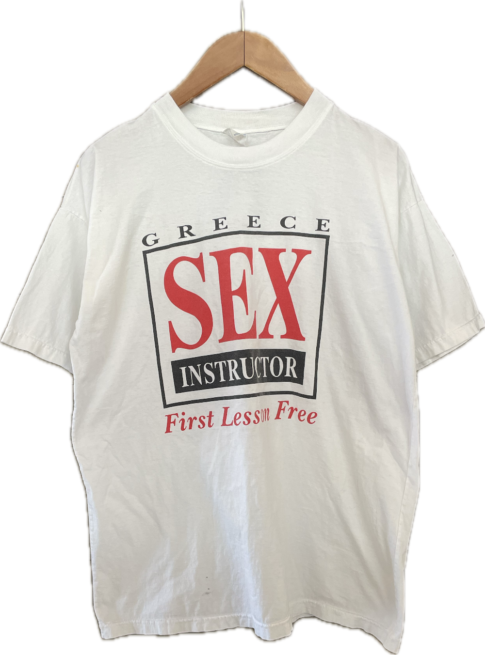 Y2K Sex Instructor Tee - L
