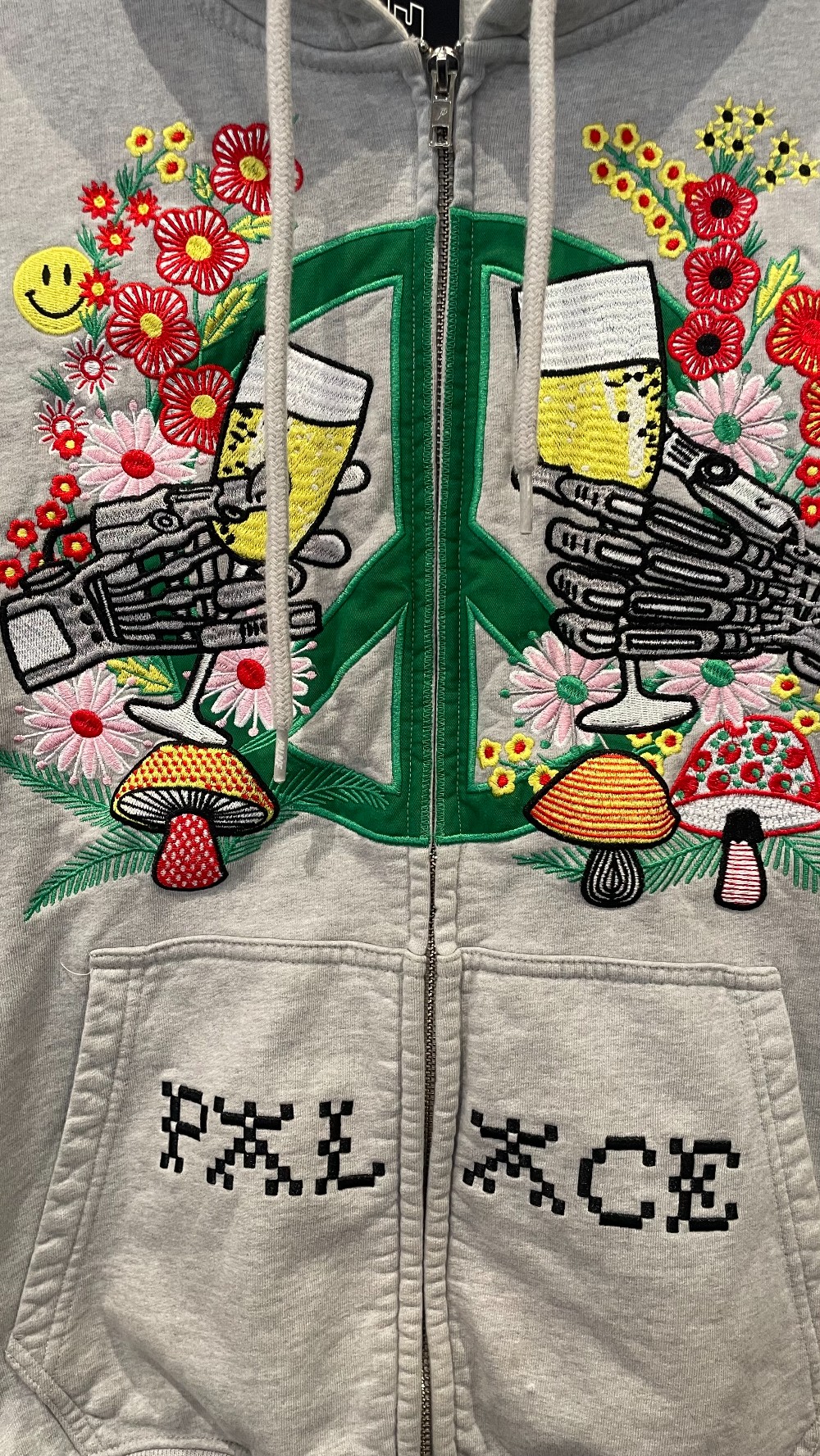 Palace SS21 Hippy Salute Fullzip Hoodie - M