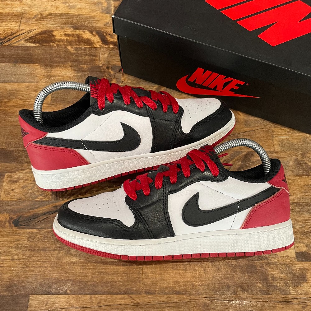 Jordan 1 Low Black Toe GS - Size 6.5Y