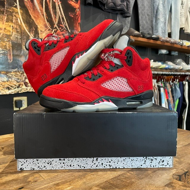 Jordan 5 Retro (GS) Raging Bull Red - Size 6Y