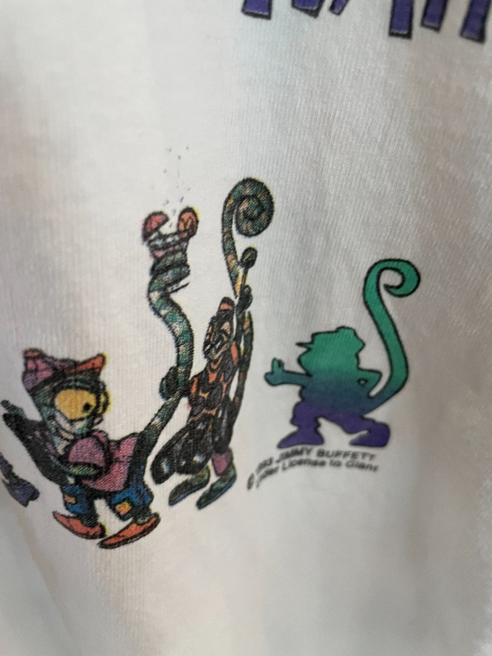 1993 Jimmy Buffet Chameleon LS Tee - L