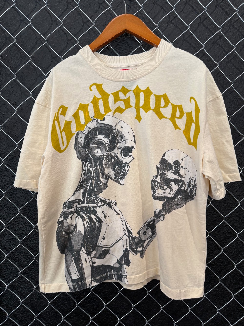 Godspeed Mankind vs. AI Tee - S