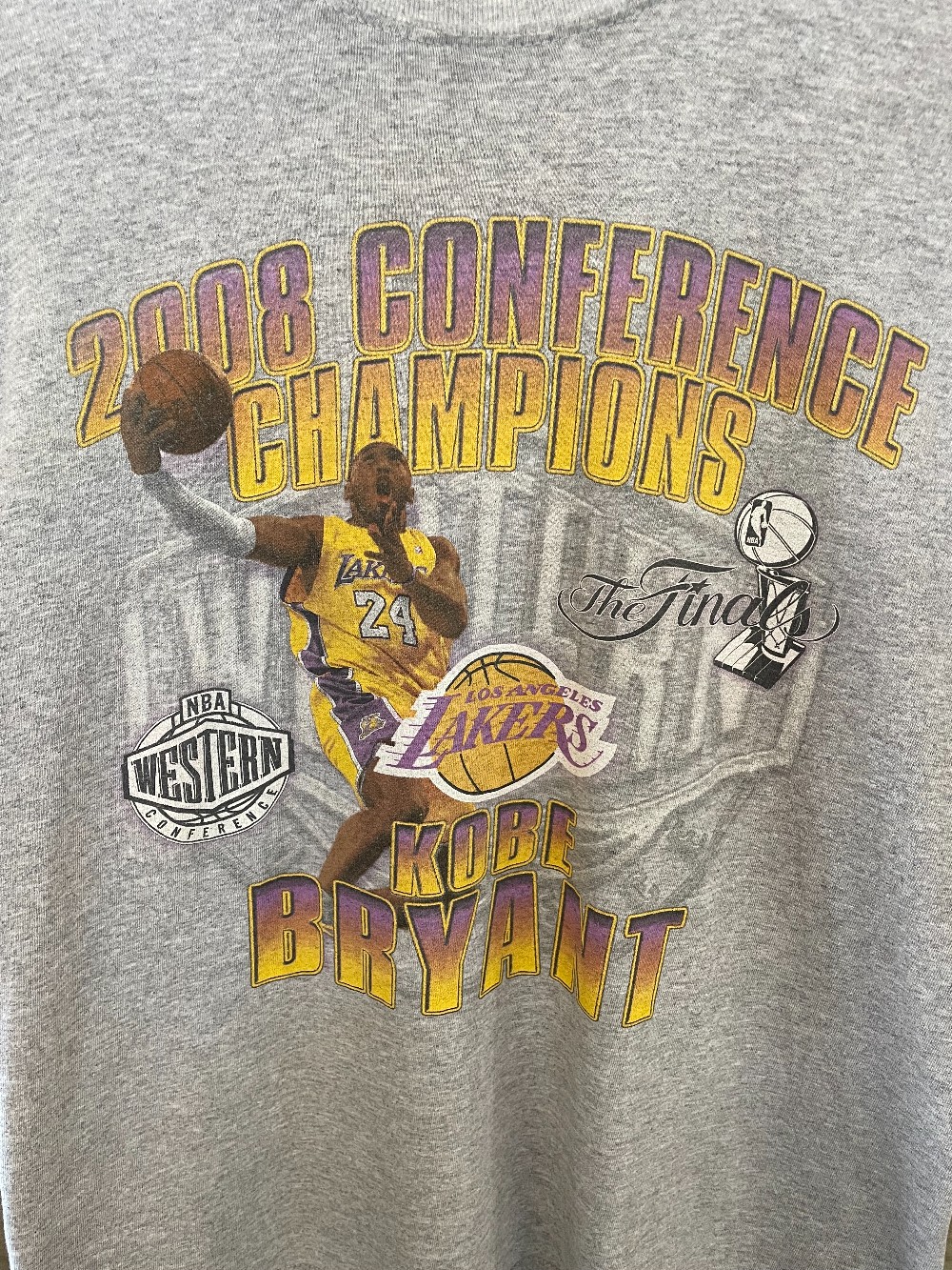 2008 Los Angeles Lakers NBA Champions Kobe Bryant Tee - XL