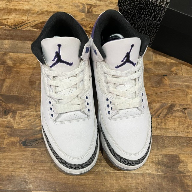 Jordan 3 Retro Dark Iris - Size 10.5
