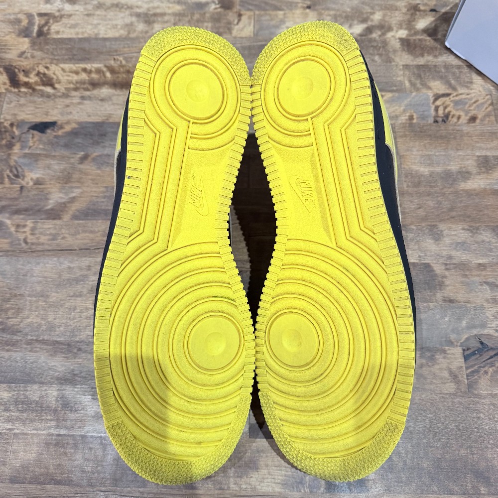 Nike Air Force 1 Low By You Black/Yellow - Size 12