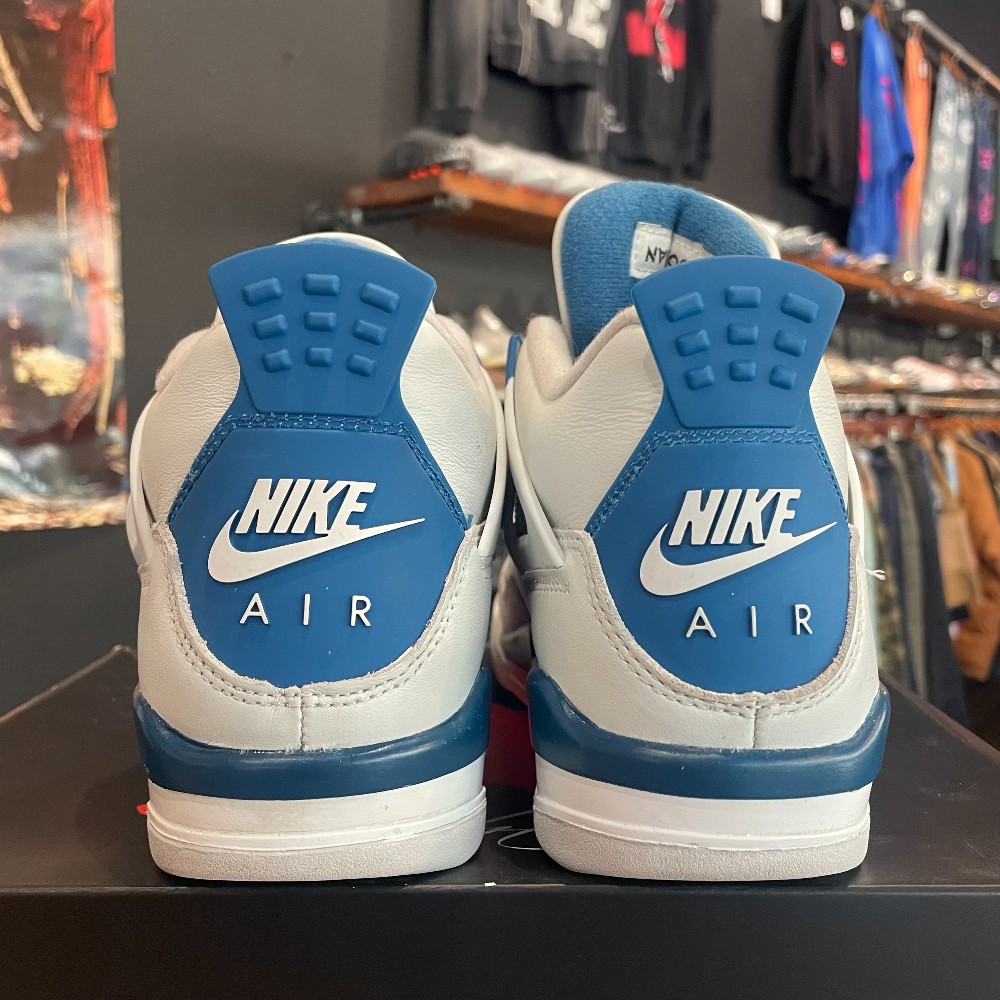 Jordan 4 Retro Military Blue - Size 5Y
