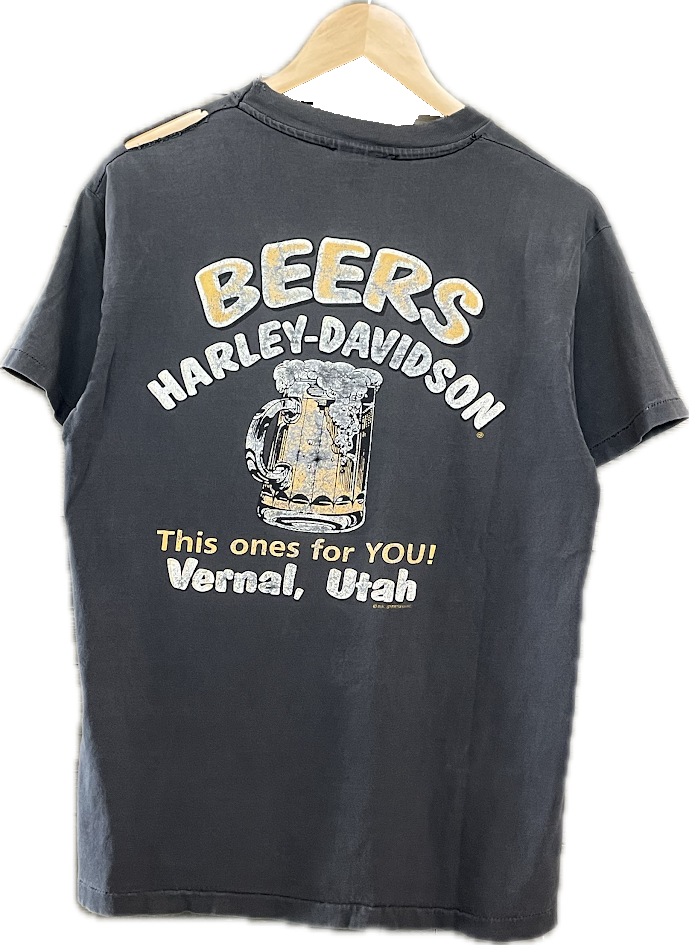 80s Harley Beer Utah Tee - M