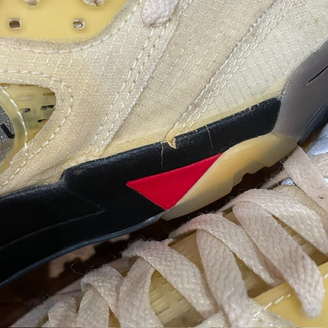 Off-White x Jordan 5 Retro Sail (No Box) - Size 9.5