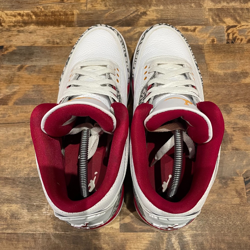 Jordan 3 Retro Cardinal - Size 10.5