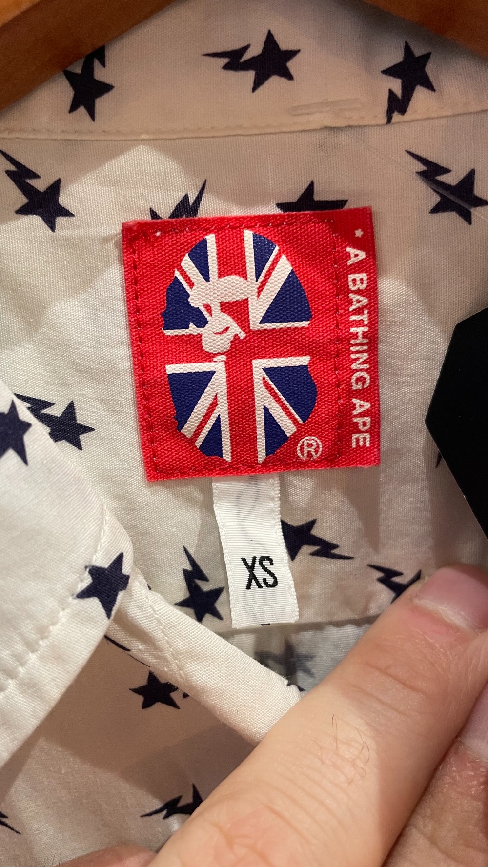 Bape Bape Sta AOP SS Button Up Shirt - XS