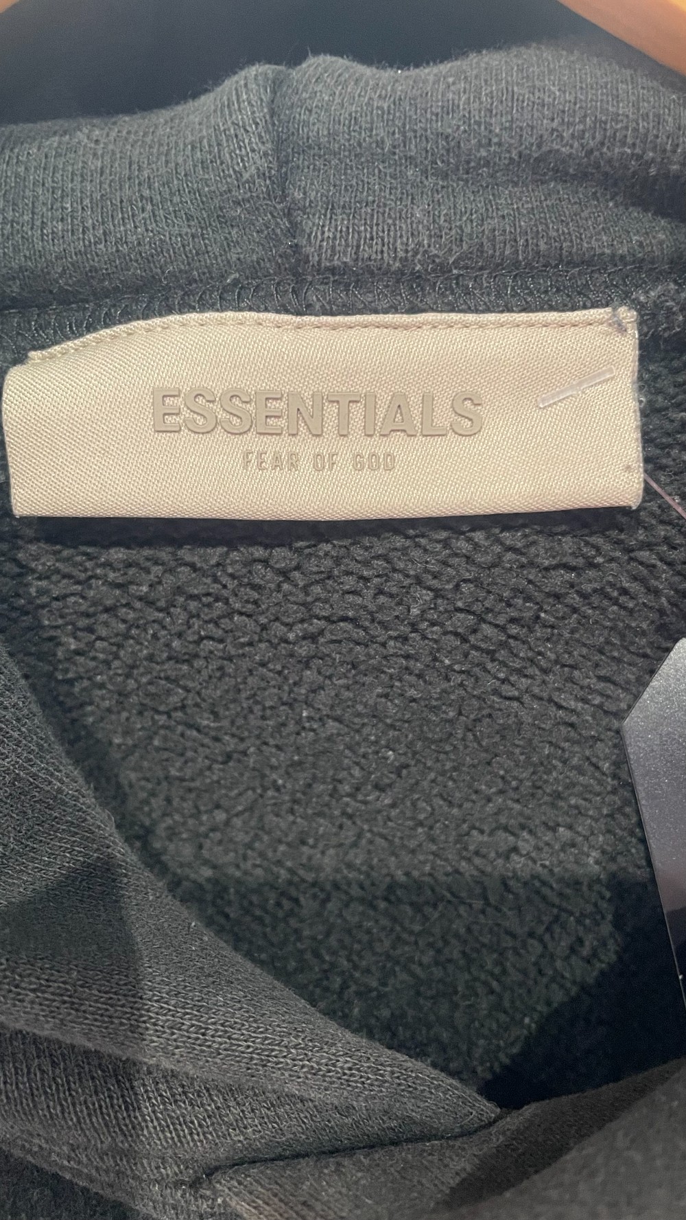 Fear Of God ESSENTIALS Black Core Collection Hoodie - M