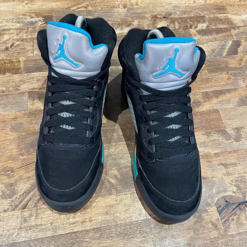 Jordan 5 Retro (GS) Aqua - Size 5.5Y (No Box)