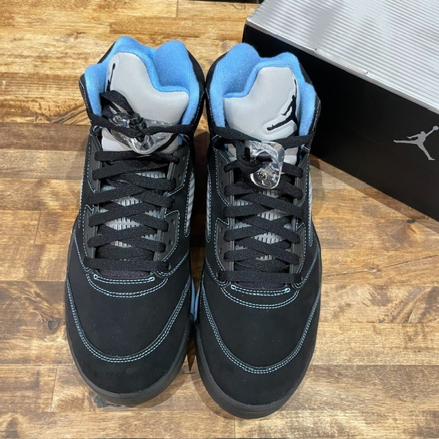 Jordan 5 Retro University Black University Blue - Size 11