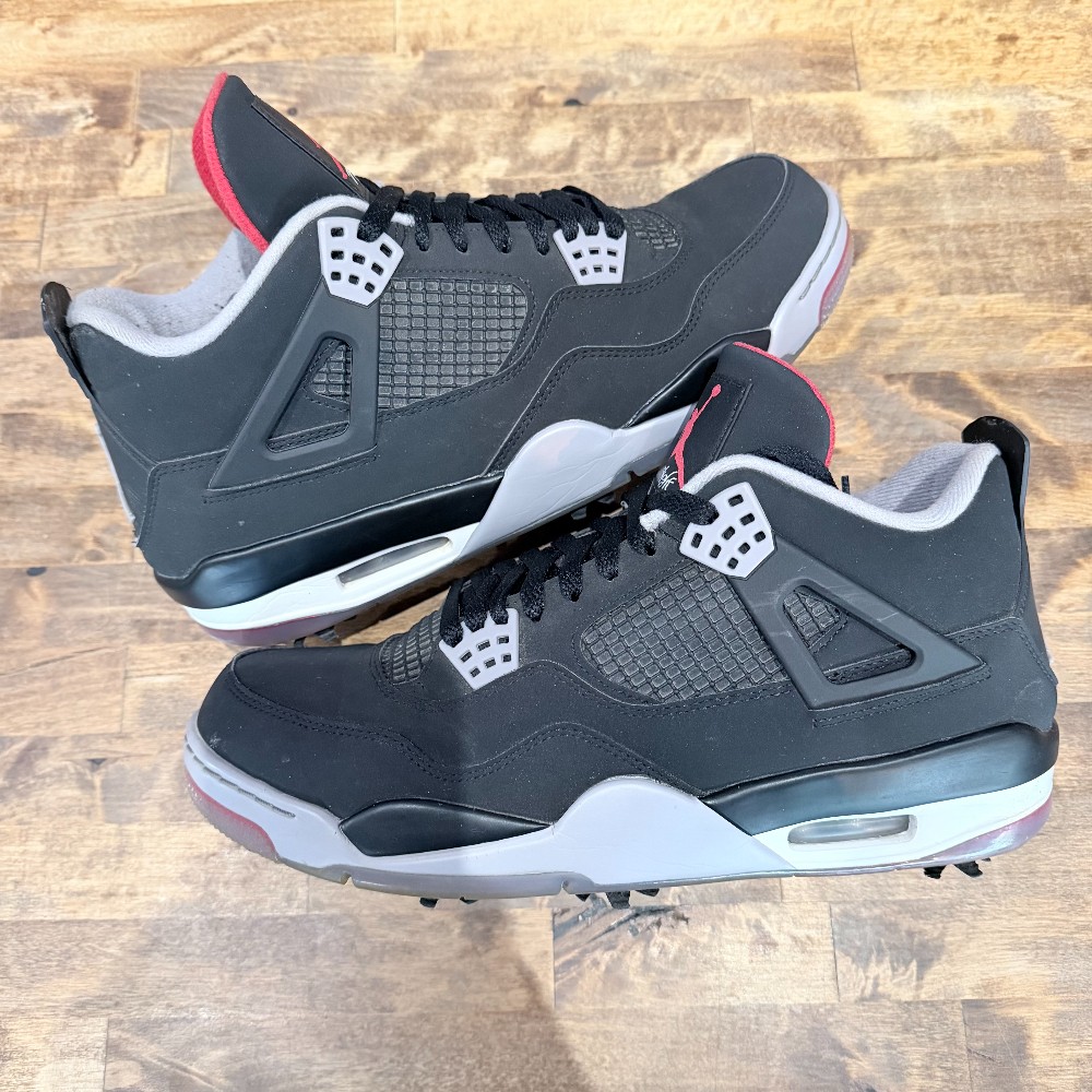 Jordan 4 Retro Golf Bred (No Box) - Size 11.5