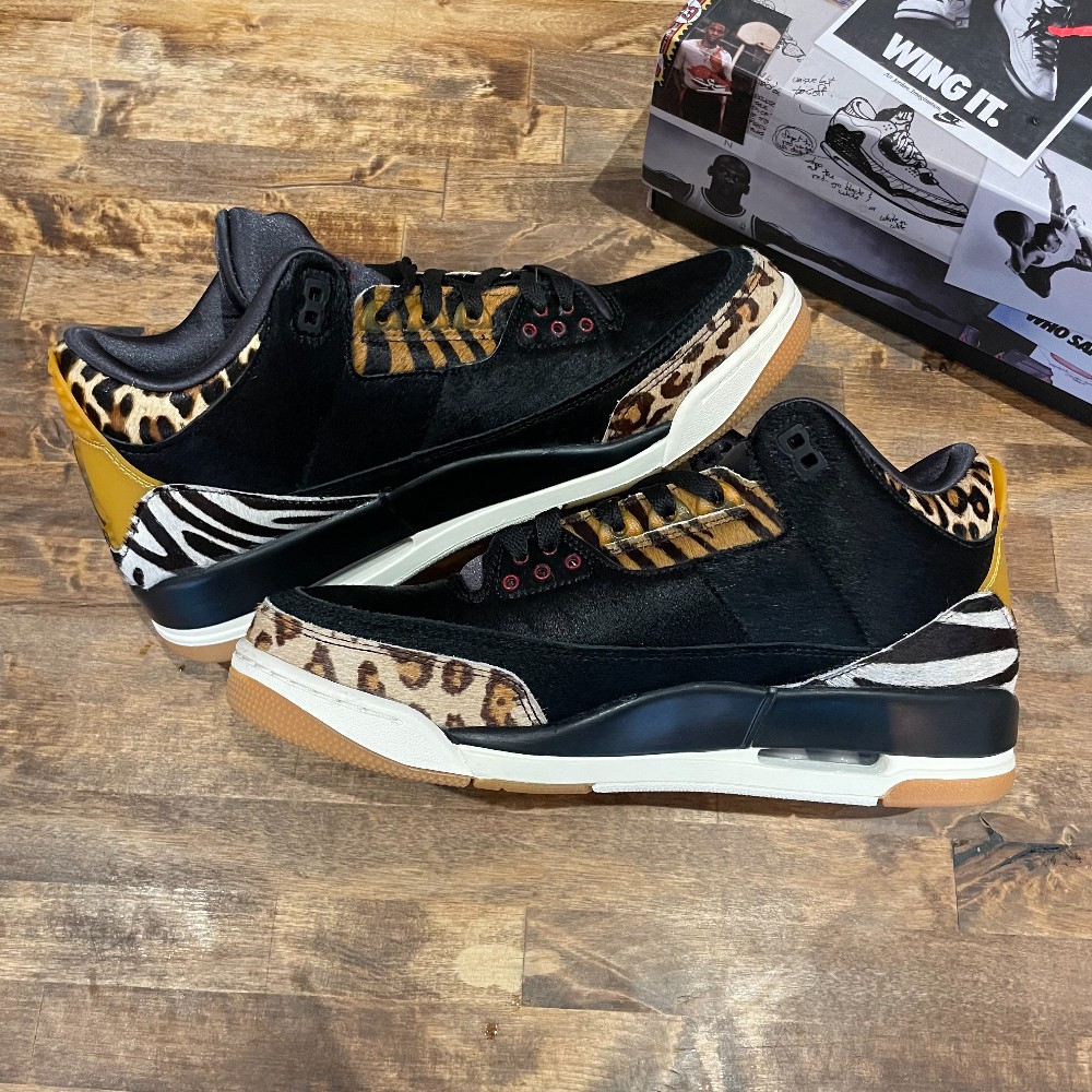 Jordan 3 Retro  Animal Instinct - Size 10