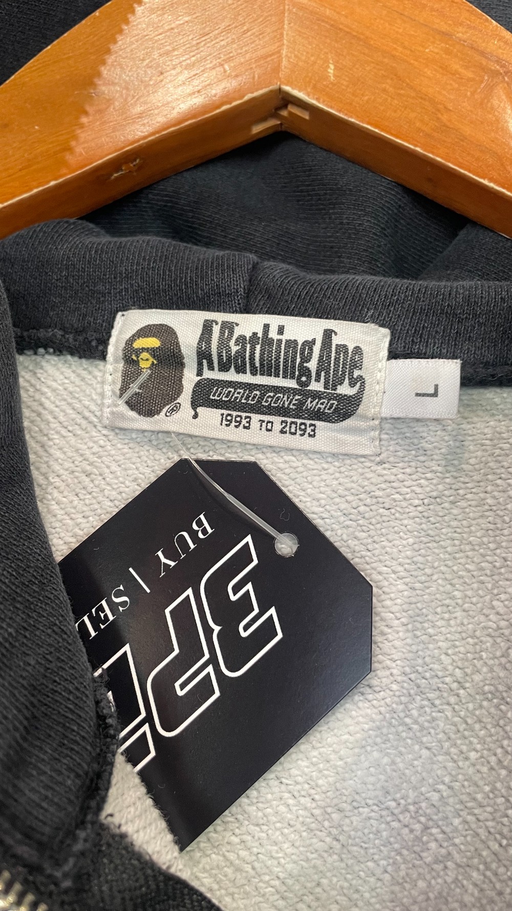 Bape City Camo Tiger Shark Fullzip Hoodie - L