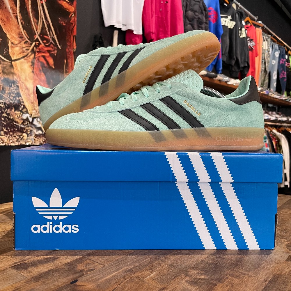 adidas Gazelle Indoor Mint Black Gum - Size 11.5