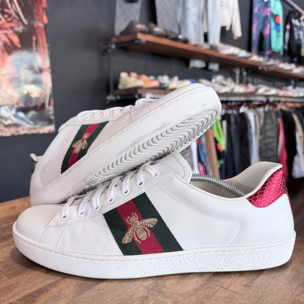 Gucci Ace Sneaker With Bee (NO BOX) - Size 12