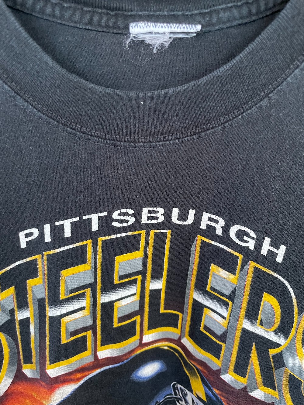 90s Pittsburgh Steelers Night Game Tee - L
