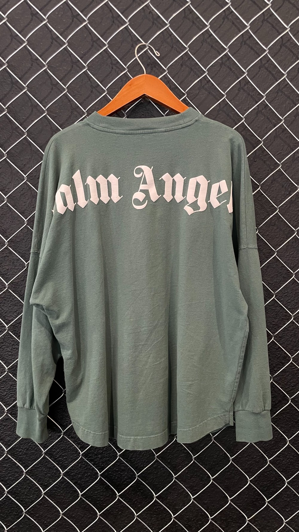 Palm Angels LS Tee Green - S