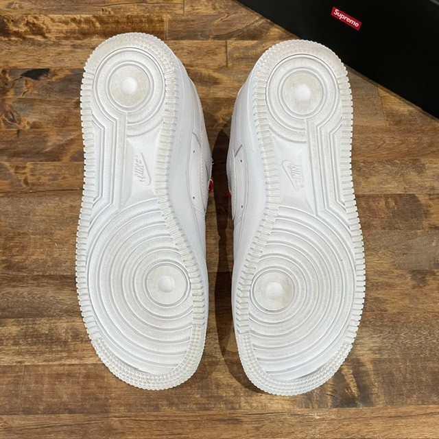 Nike Air Force 1 Low Supreme White - Size 5
