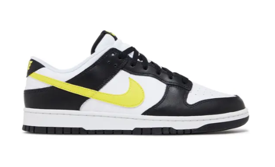 Nike Dunk Low Black Opti Yellow - Size 12.5
