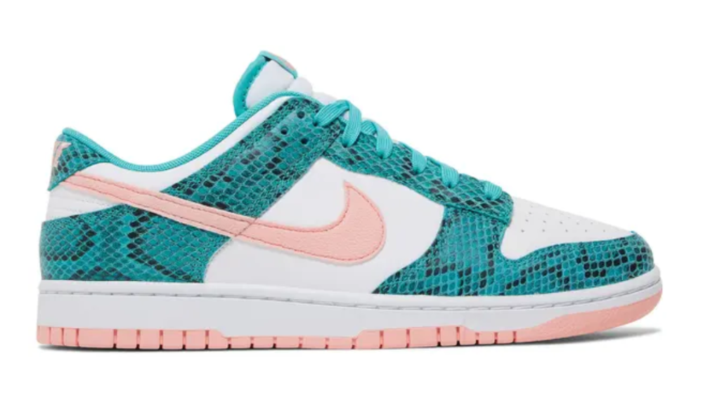 Nike Dunk Low Snakeskin Bleached Coral - Size 11