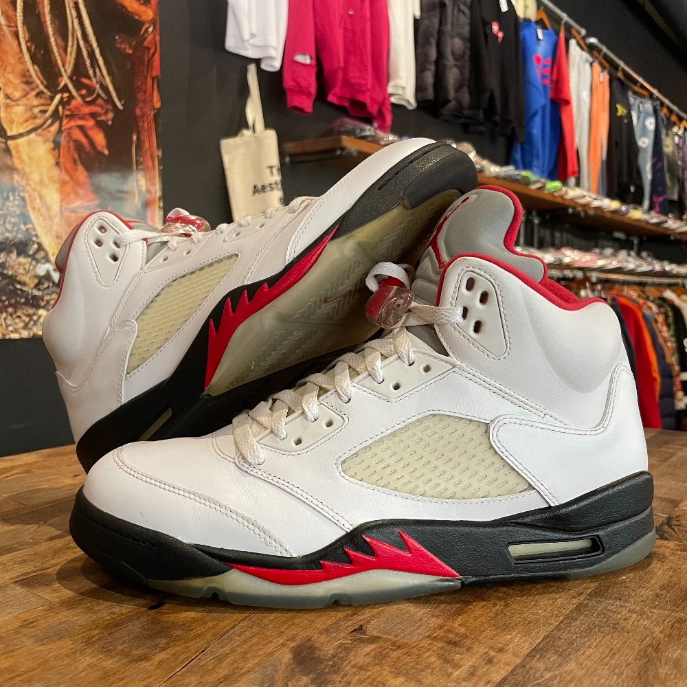 Jordan 5 Retro Fire Red 3M Tongue (No Box) - Size 10