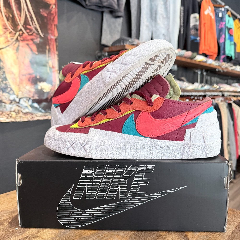 Sacai x KAWS Blazer Low Red - Size 10.5