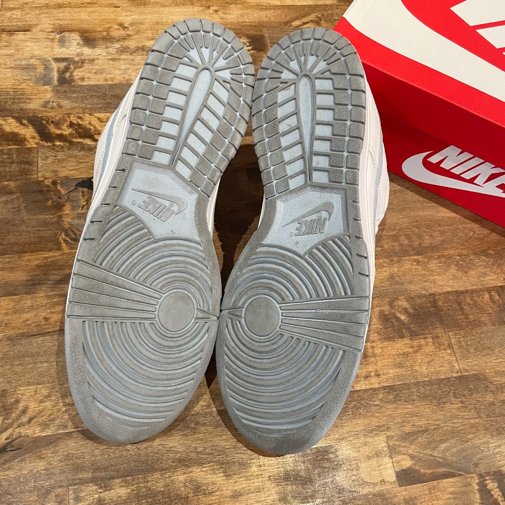 Nike Dunk Low White/Light Armory Blue - Size 10.5