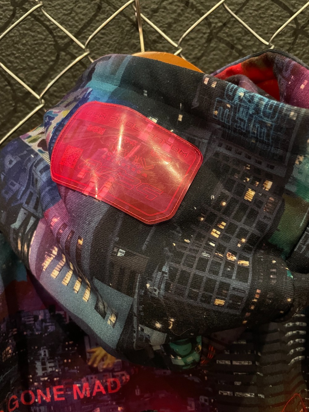 Bape Neon Tokyo Hoodie - M