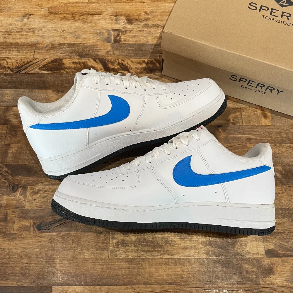 Nike Air Force 1 White Red Blue (Replacement Box) - Size 11.5