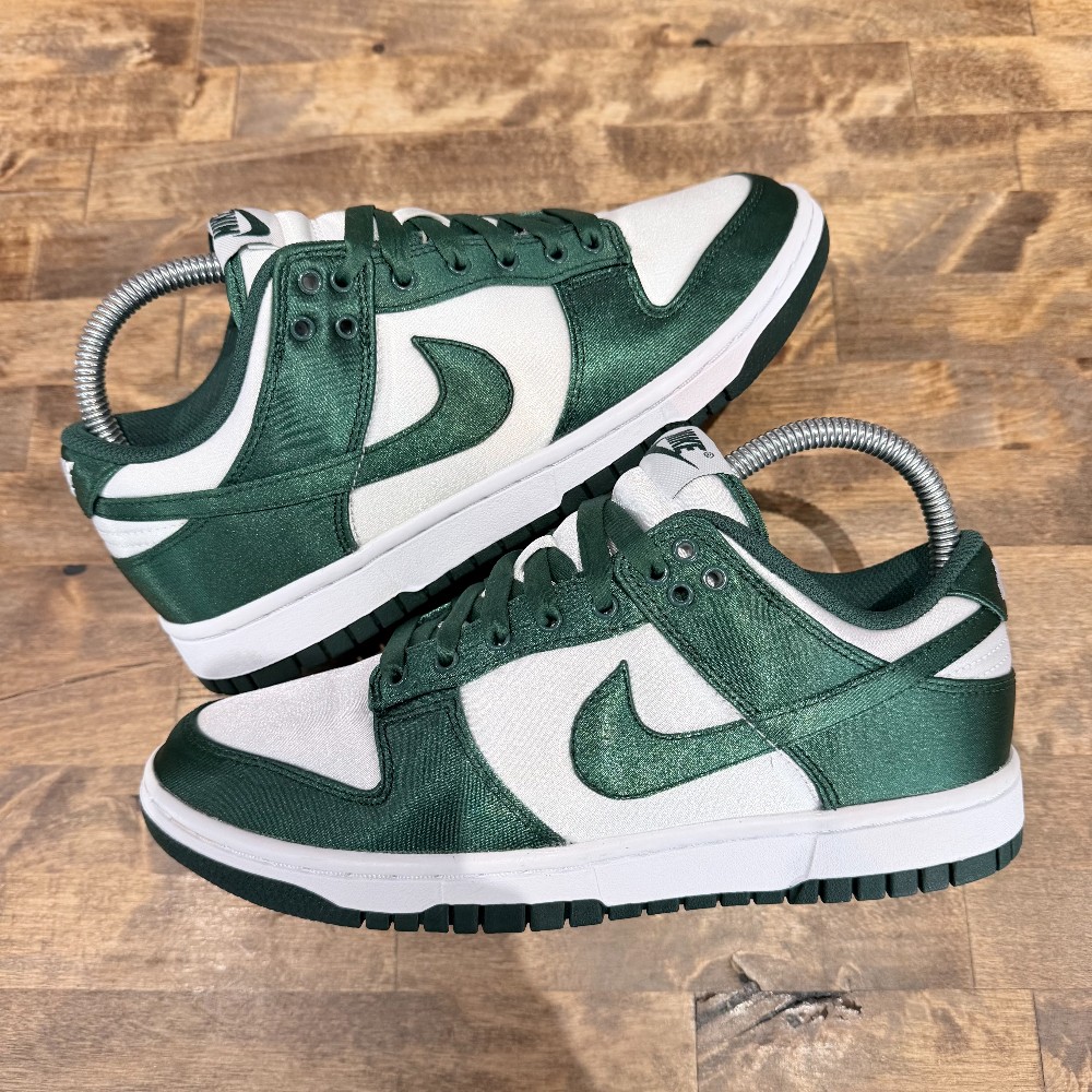 Nike Dunk Low Michigan State Satin Women's (NO BOX) - Size 7.5W