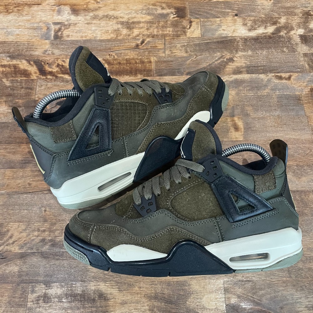 Jordan 4 Retro (GS) Craft Olive - Size 6.5Y