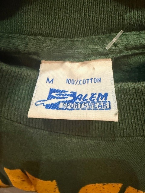 1990 Green Bay Packers Leader Of The Pack Caricature Tee - M