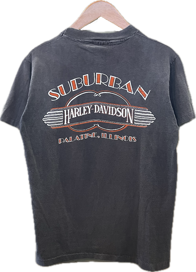 80s Harley Country Clear Night Tee - M