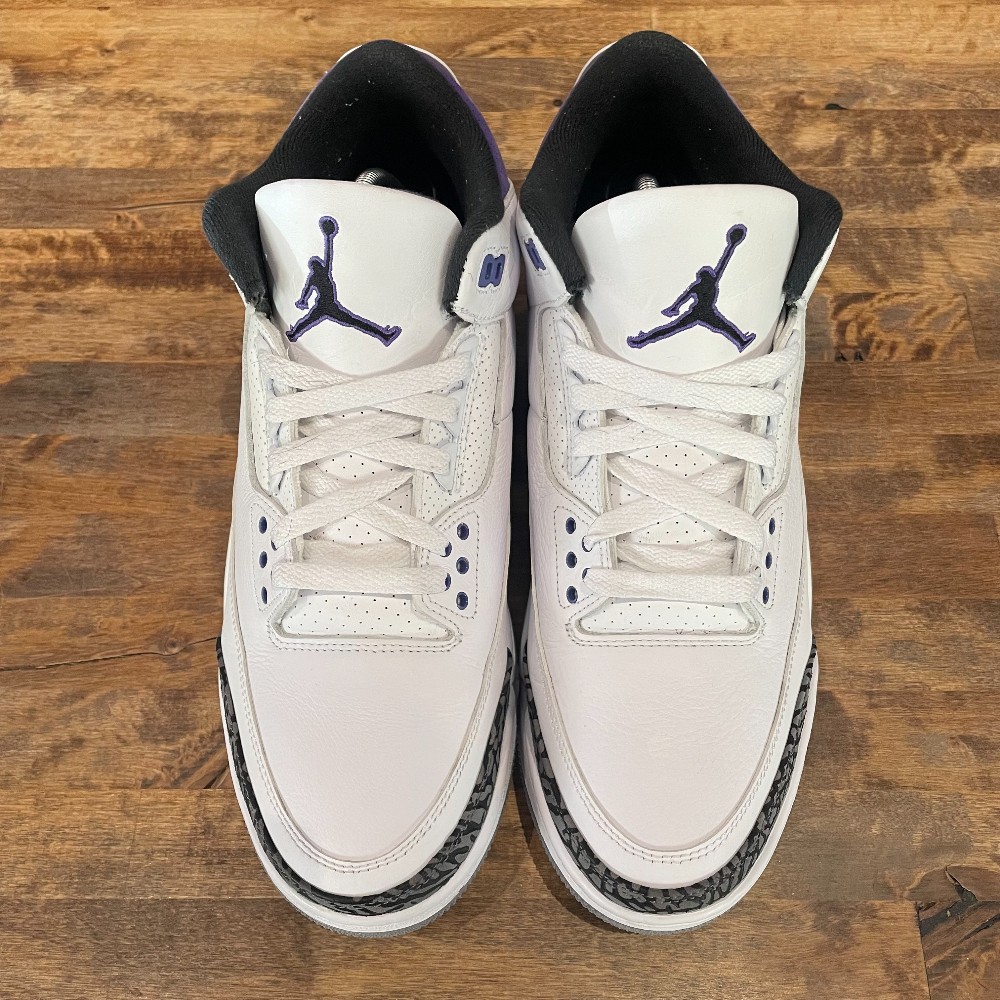 Jordan 3 Retro Dark Iris (No Box) - Size 11