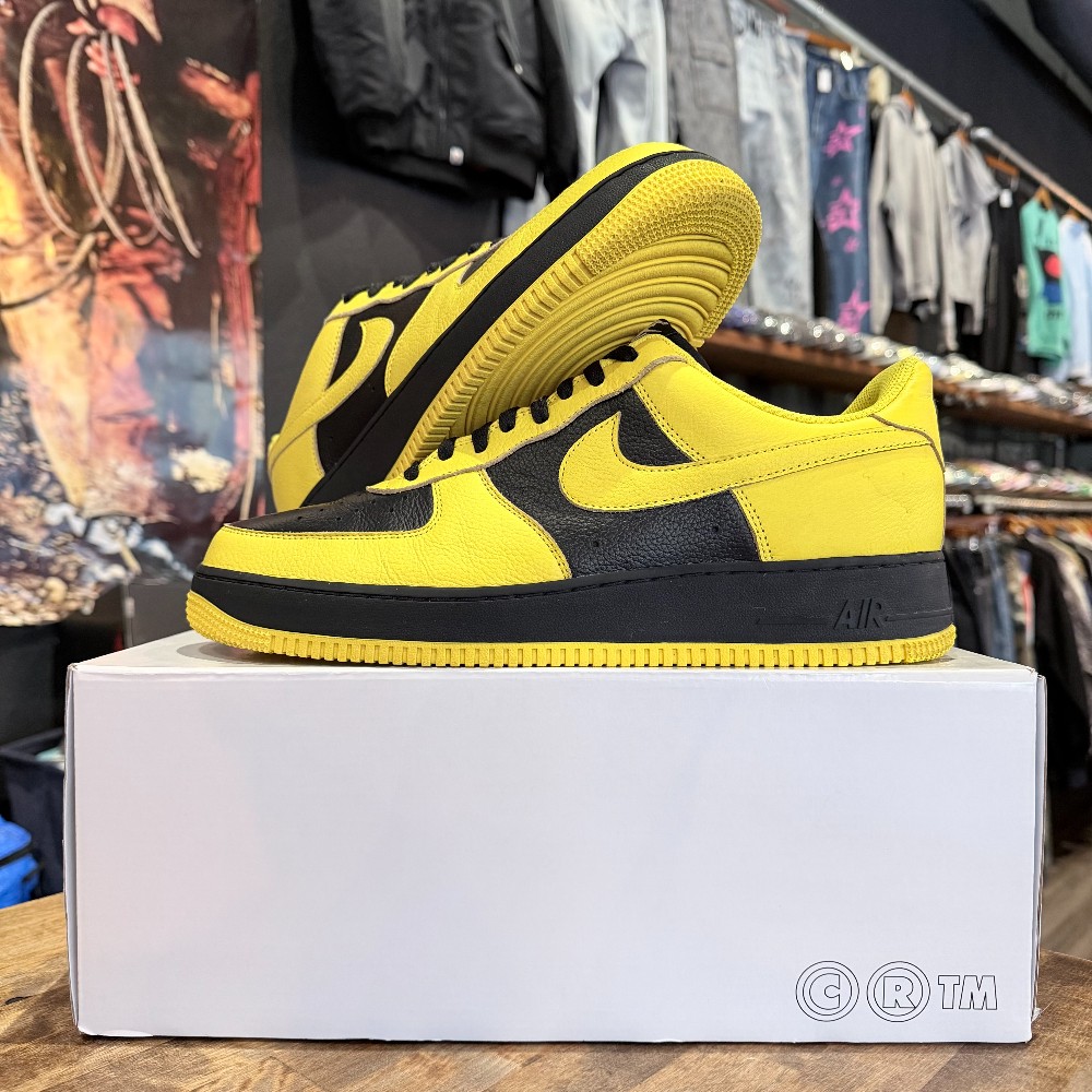 Nike Air Force 1 Low By You Black/Yellow - Size 12