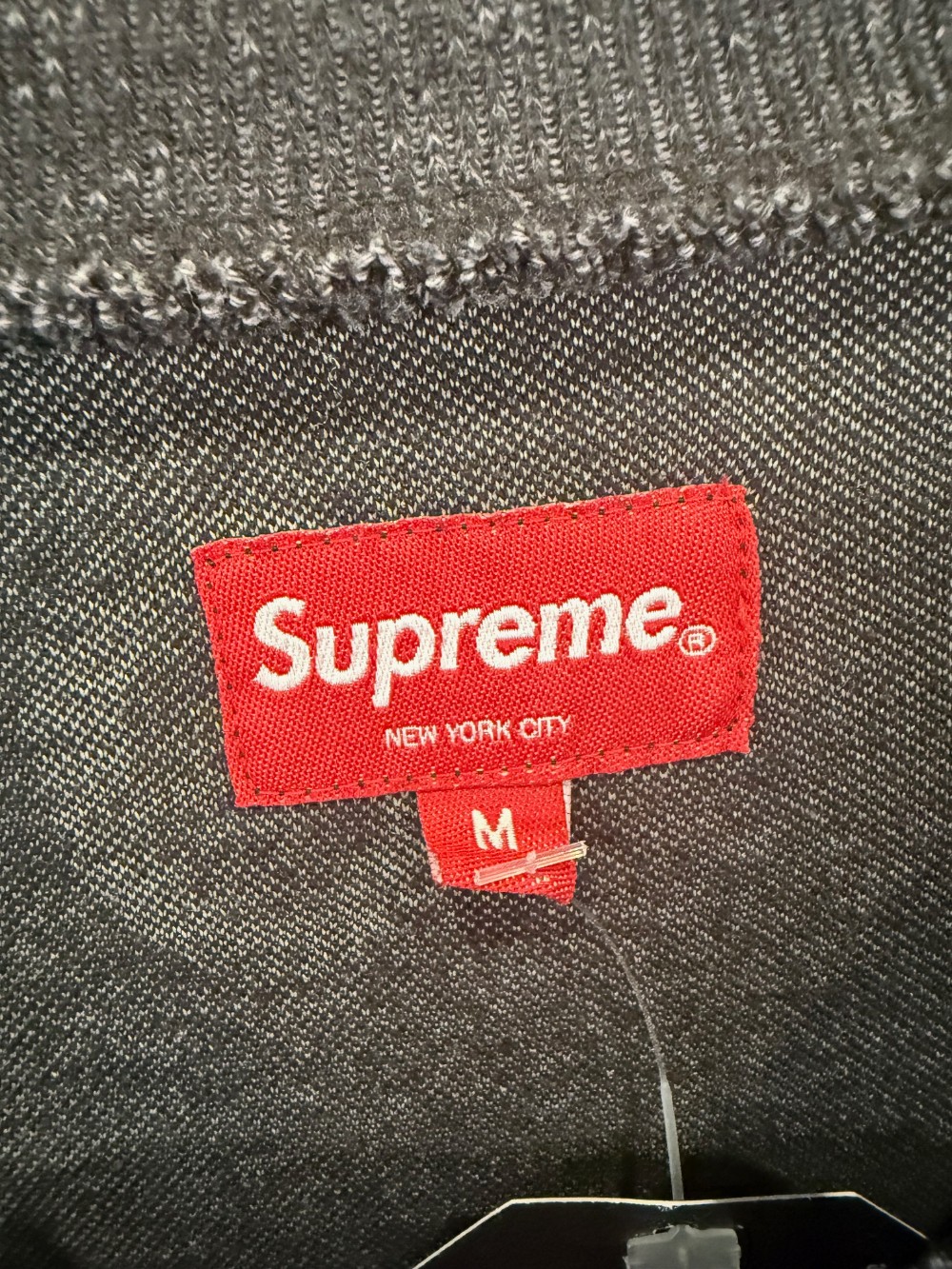 Supreme FW18 Jacquard Logo Crewneck - M