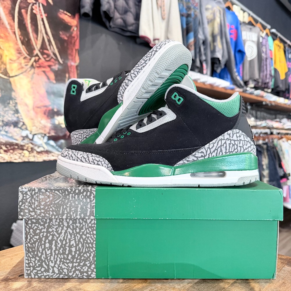 Jordan 3 Retro Pine Green - Size 12
